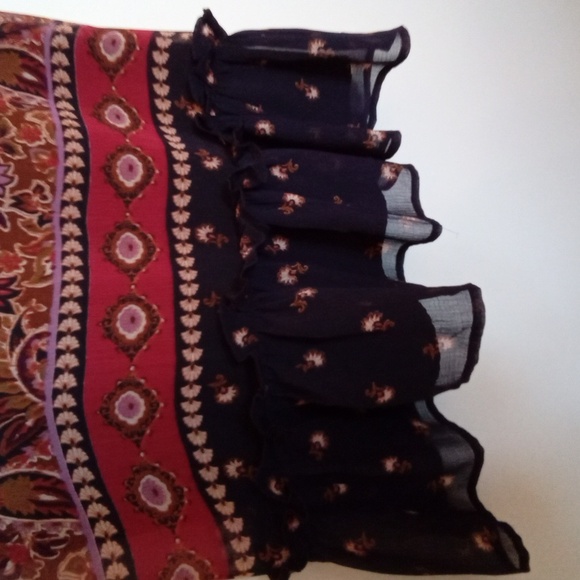 Patrons of Peace Ruffled Boho Tank Blouse - Picture 4 of 12